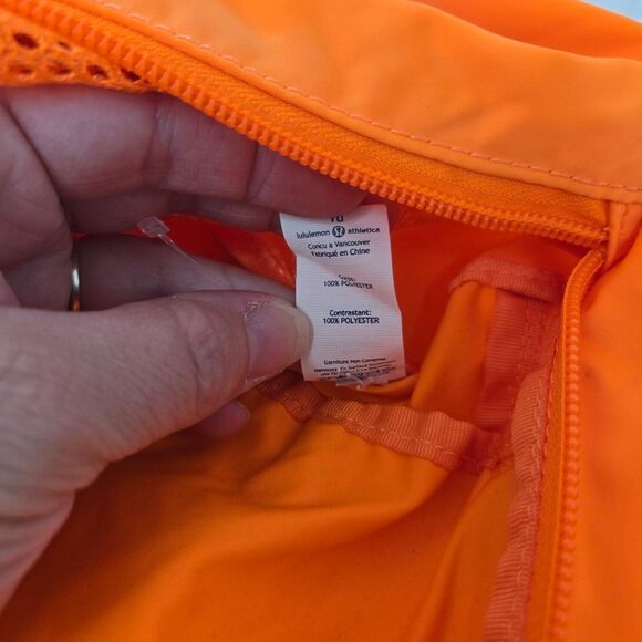 LULULEMON Namaste Yoga Tote BAG Mesh Neon Orange - Picture 13 of 14